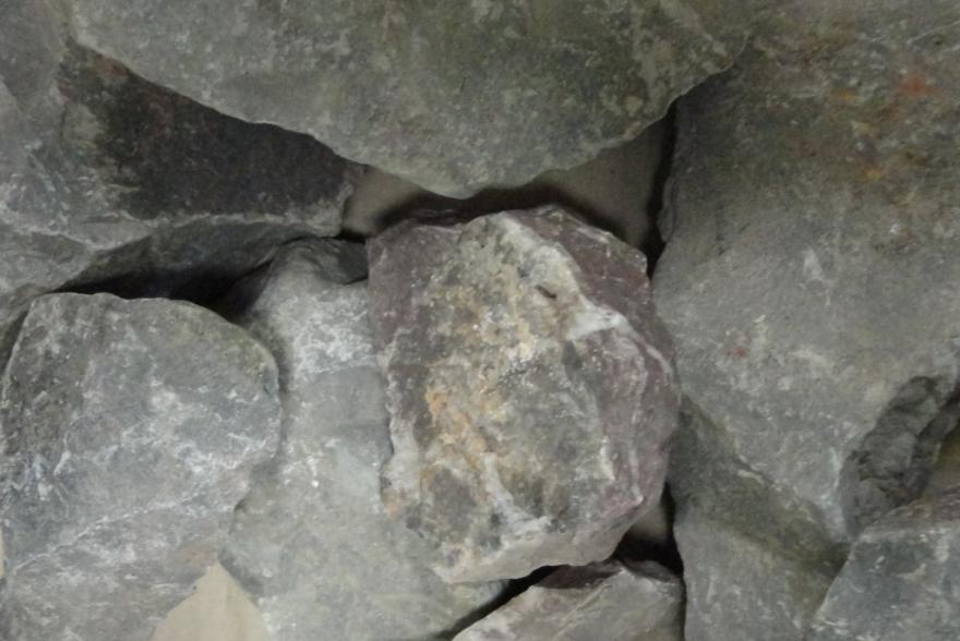 Банный камень - Порфирит темно-серый