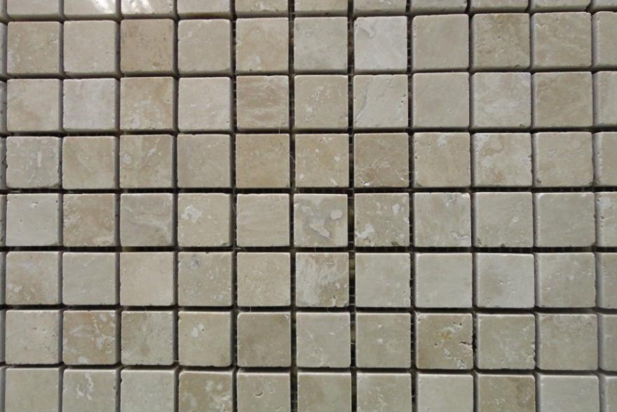 Мозаика каменная - Травертин классический полированный